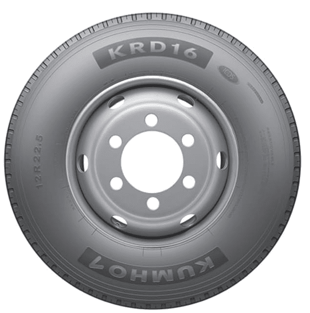 2025 Kumho KRD16 11R22.5 G/16PR Drive Tire | South Korean Engineered, High-Performance 360° Tread for Commercial Trucks