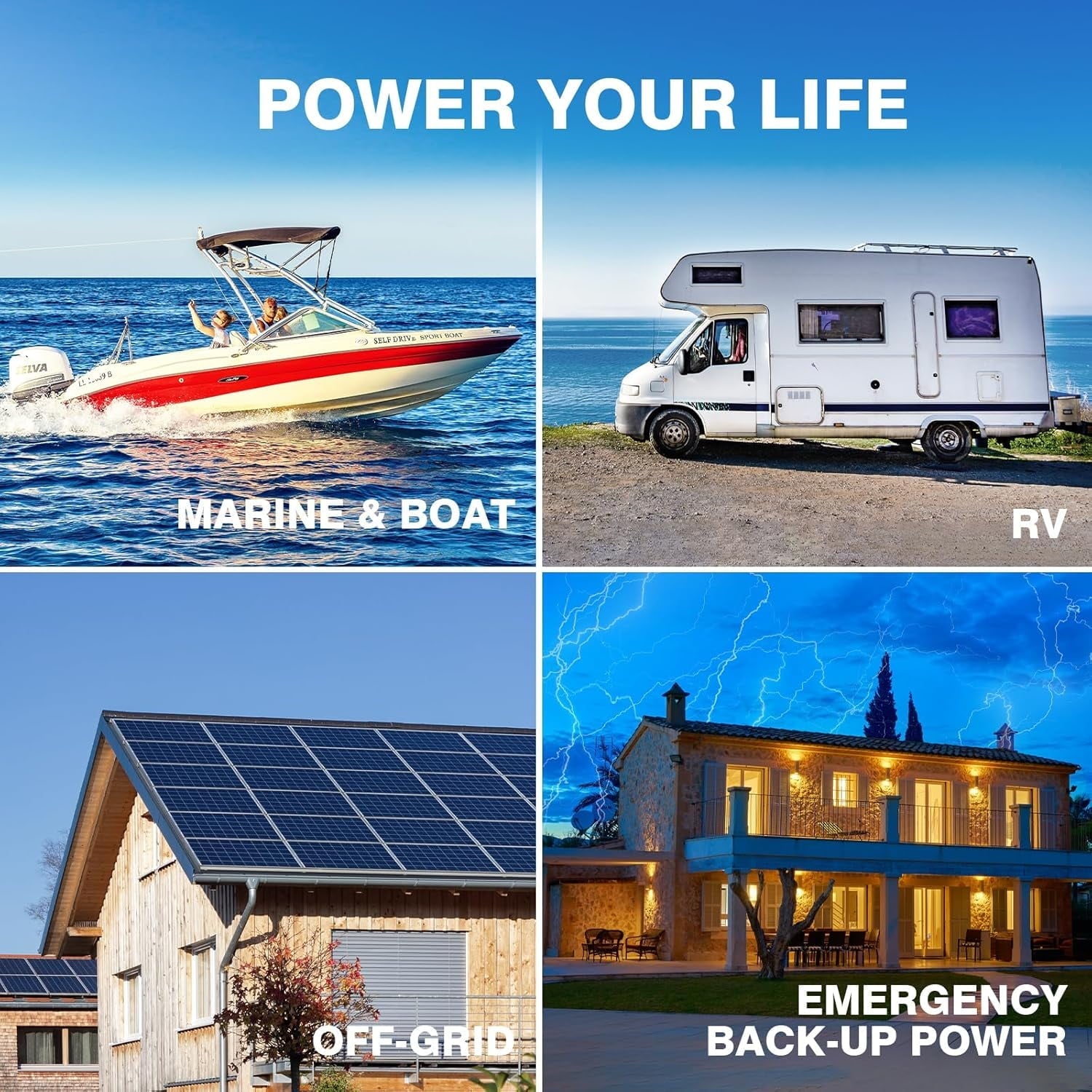 48V 50Ah LiFePO4 Lithium Battery, Built-in 50A BMS 2560Wh,15000 Deep Cycle 48V Golf Cart Lithium Battery for Off Grid, RV, Solar