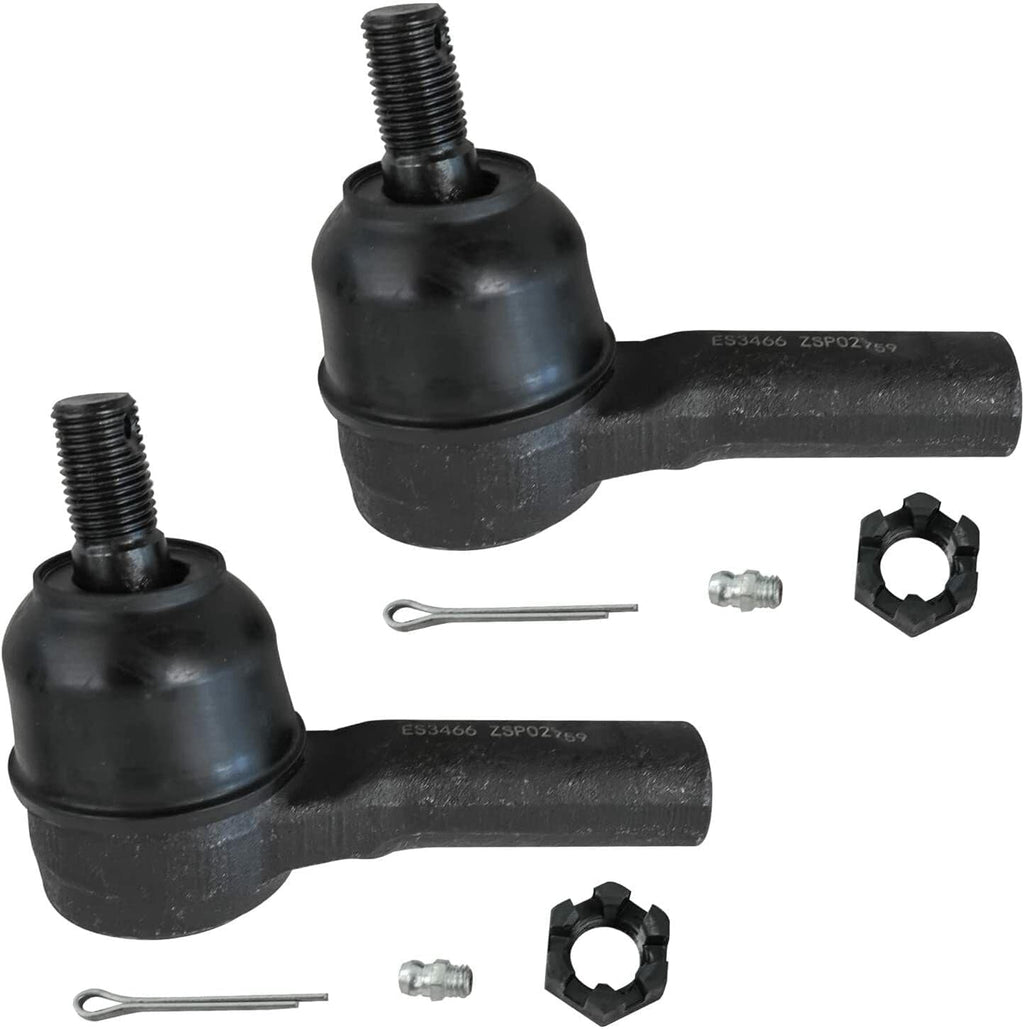 Detroit Axle - 14pc Front Lower Control Arms Ball joints Tierods Sway Bars Replacement for Nissan Pathfinder Infiniti QX4 Fits select: 2003-2004 NISSAN PATHFINDER LE/SE