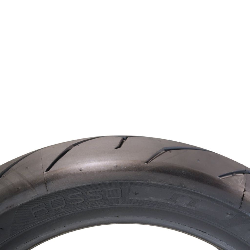 Pirelli Diablo Rosso II 120/70 ZR 17 M/C (58W) TL (K) Front & 170/60 ZR 17 M/C (72W) TL Rear Motorcycle Tires- Sport Performance for Road Use Tire Set with Keychain