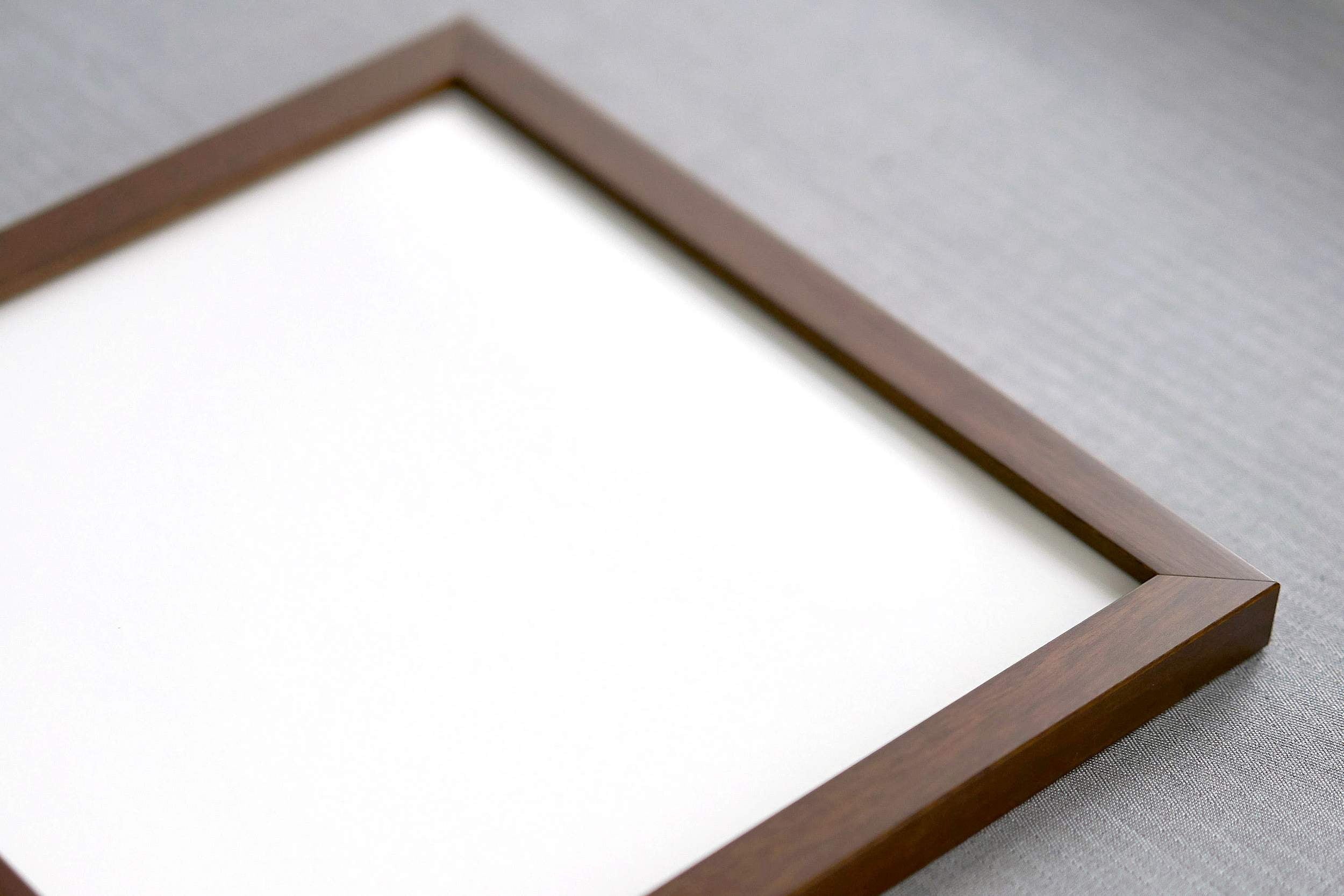 40x28 Bronze Brown Real Wood Picture Frame Width 1.25 inches | Interior Frame Depth 0.75 inches |