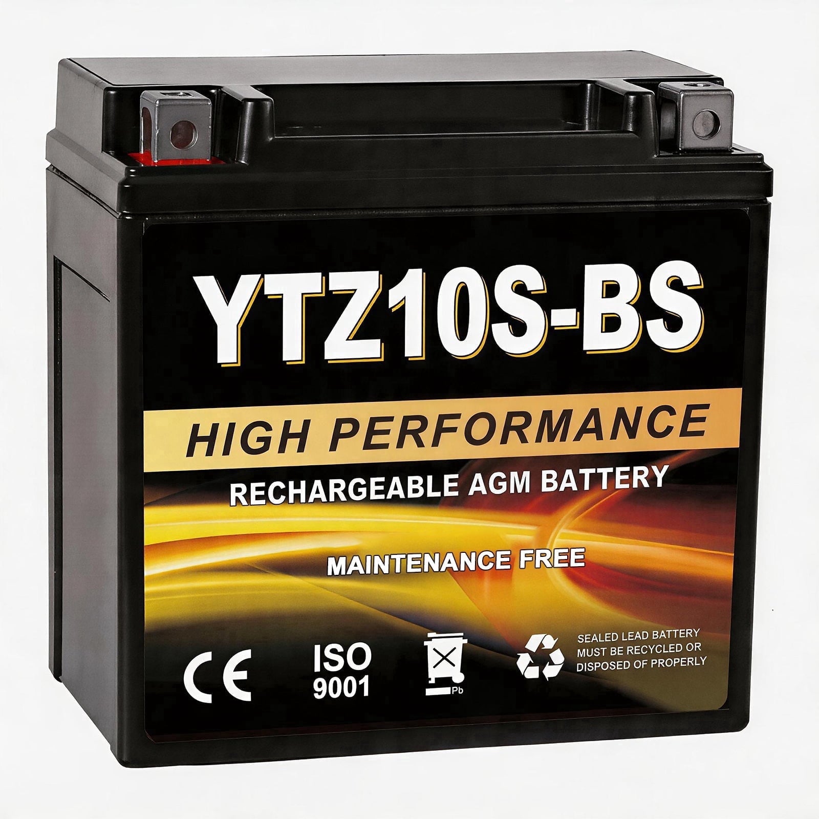 Anlibatt YTX14-BS Motorcycle Battery 12V 12Ah 200CCA Rechargeable Sealed Batteries Powersport Replacement for ATV, Scooter, Jet ski, Dirt Bike