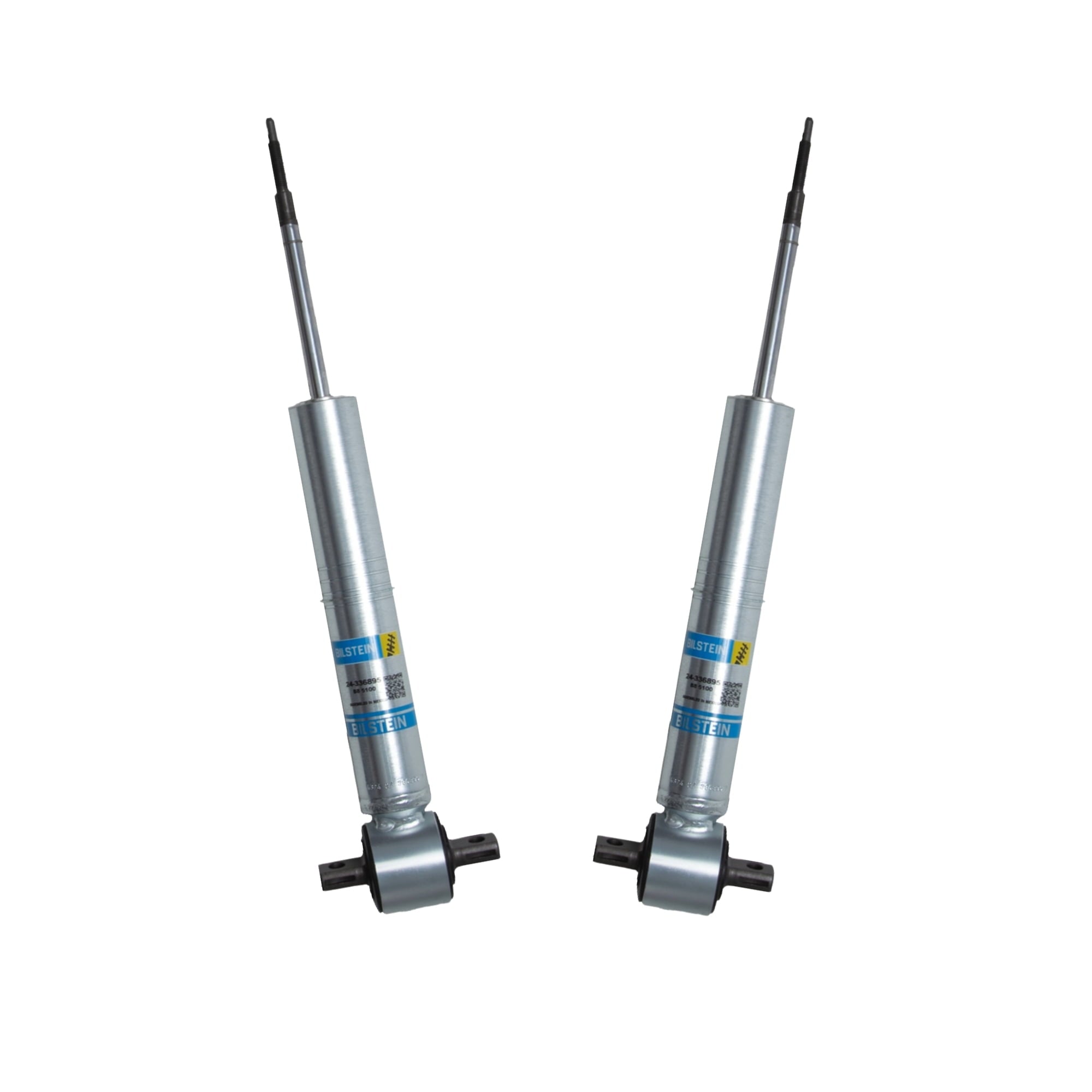 Bilstein Set of Front and Rear B8 5100 Series Shocks Compatible with 2014-2018 Silverado/Sierra 1500 with 0-1 Rear Lift | Provides 0-1.85 Front Lift