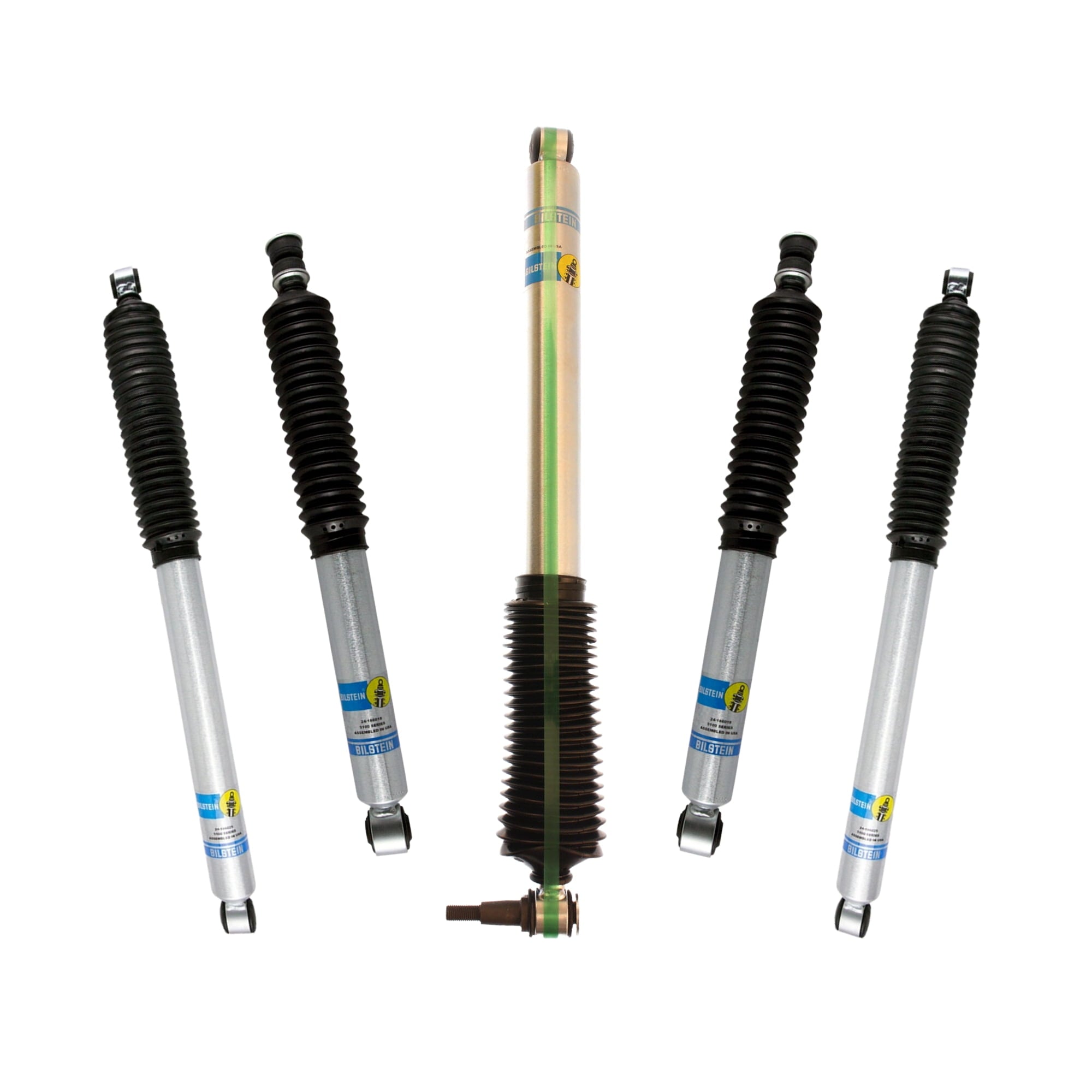 Bilstein Set of Front and Rear B8 5100 Series Shocks Compatible with 2005-2016 F250/F350 4WD with 2 Front & 0-1 Rear