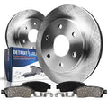 Detroit Axle - Rear Brake Kit for Chevy GMC Silverado Suburban Sierra Yukon XL 1500 Tahoe Avalanche Escalade ESV EXT Disc Brake Rotors Ceramic Brake Pads