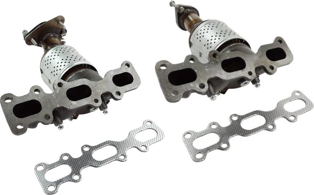 Garage-Pro Front, Firewall and Radiator Side 2-PC Direct-Fit Catalytic Converter Kit Replacement for Ford Explorer, Taurus 2013-2019, Edge 2015-2018 3.5L Firewall Side 46-State Legal
