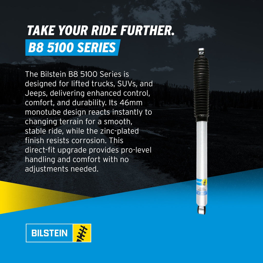 Bilstein Pair of Rear B8 5100 Series Shocks Compatible with 1999-2016 F250/F350 4WD with 0-1 Rear Lift