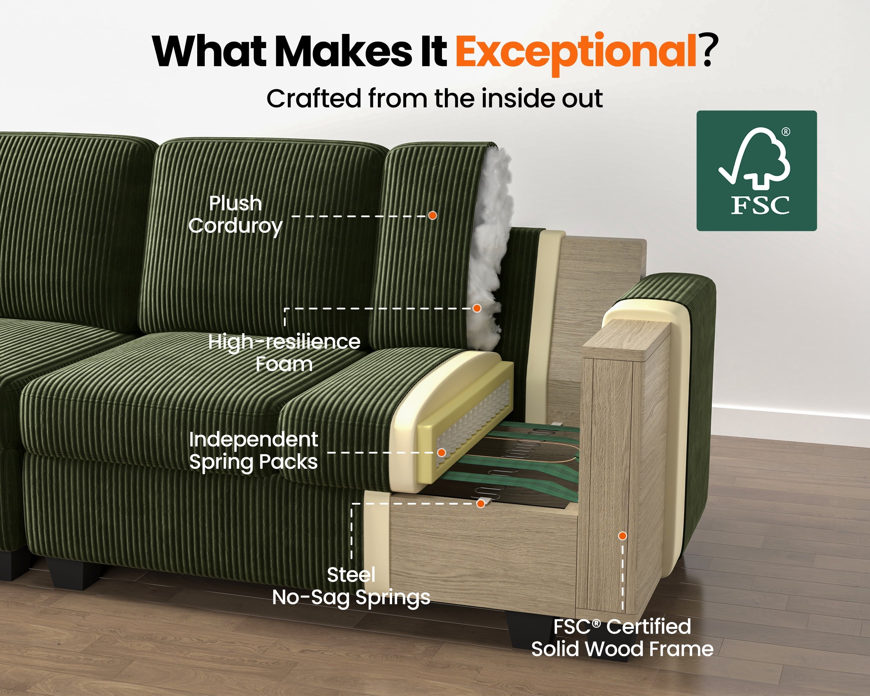 CHIC HOUSE Pull Out Sofa Bed Couch Queen Size with Mattress USB, Convertible Sleeper Sofa Loveseat for Small Spaces RV, Corduroy Pull Out Couch Bed for Living Room with Cup Holders LED Lights, Beige