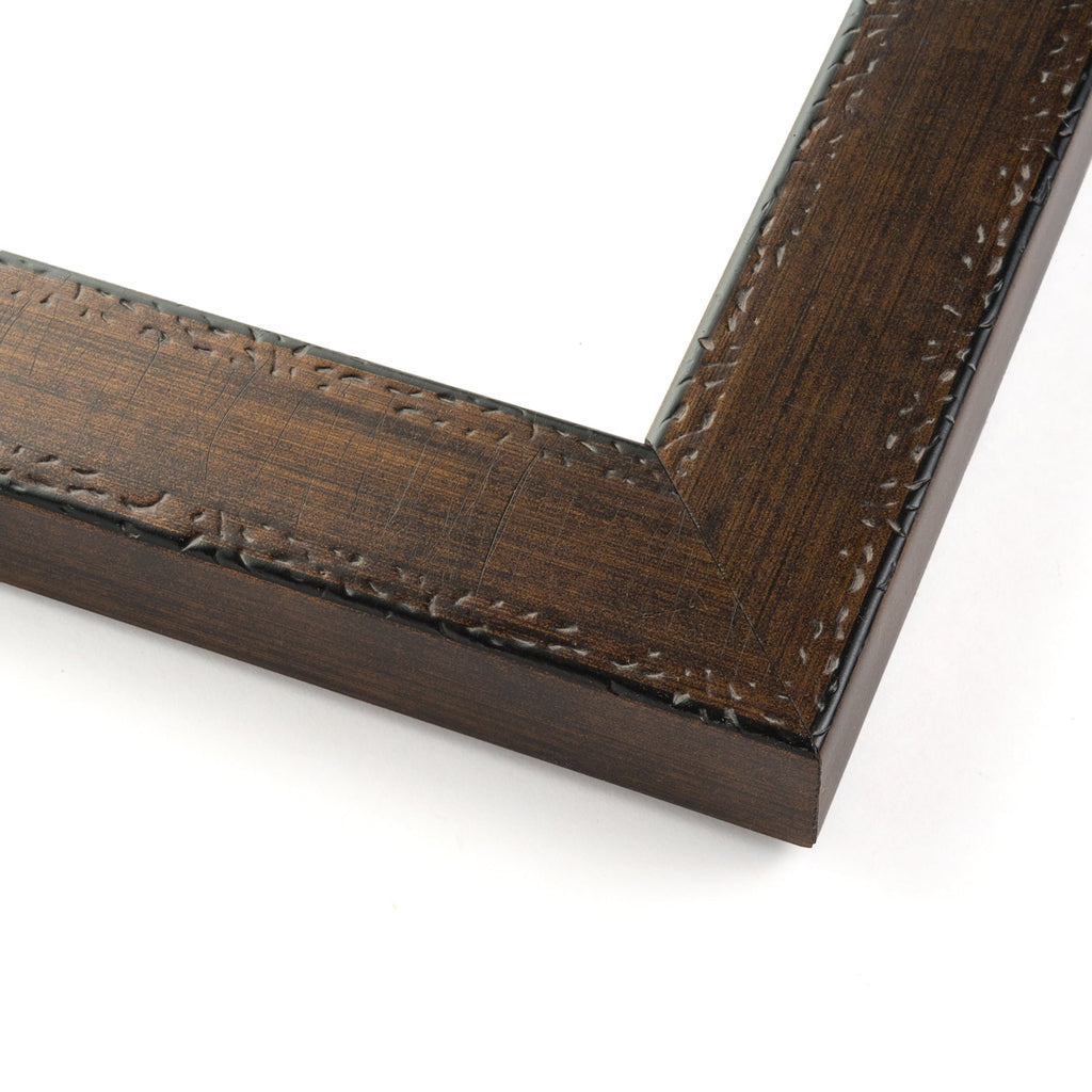 40x28 Bronze Brown Real Wood Picture Frame Width 1.25 inches | Interior Frame Depth 0.75 inches |