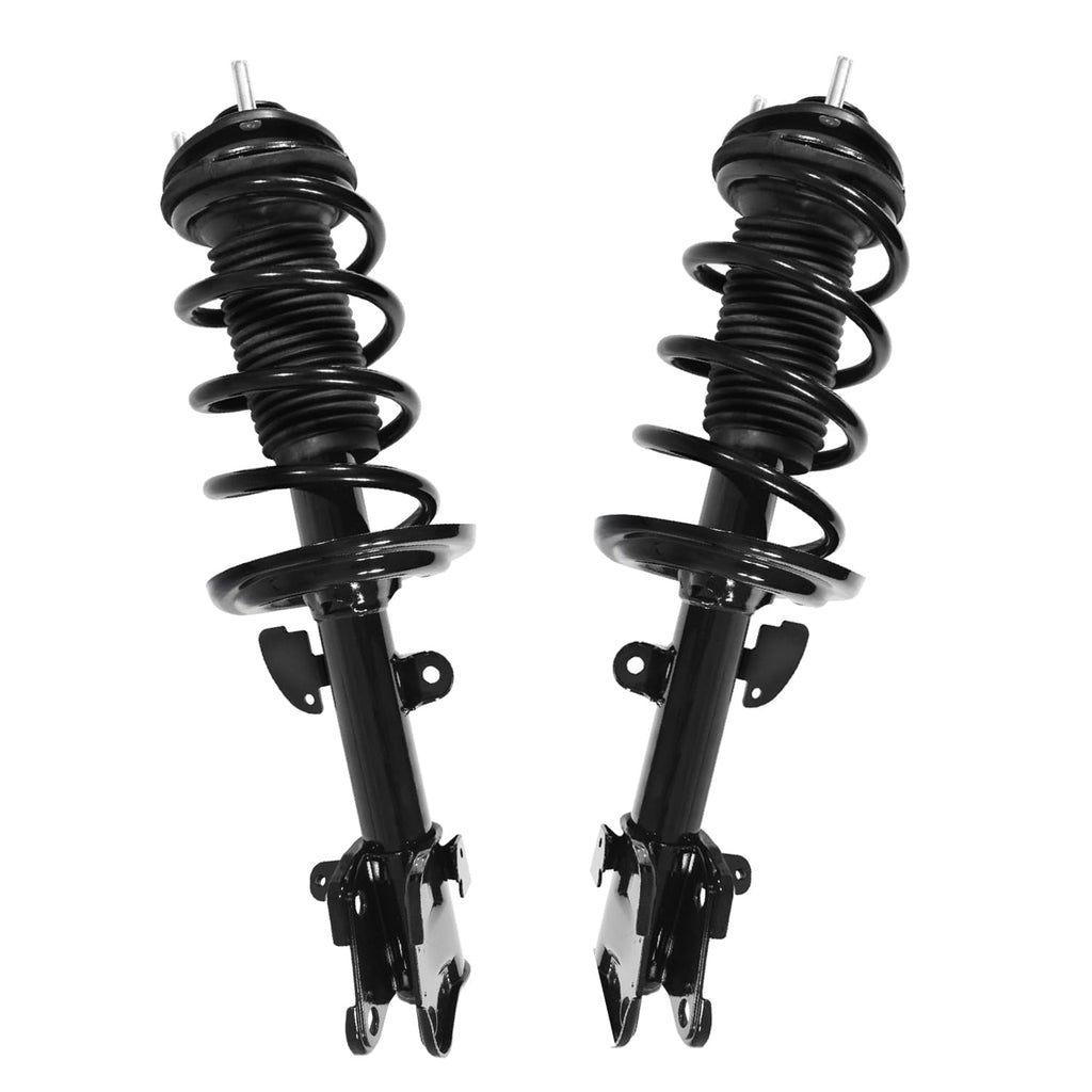 Detroit Axle - 8pc Suspension Kit for Acura 2007-2013 MDX ZDX 2 Front Struts with Coil Spring Assembly 2 Front Sway Bar End Links 2 Rear Shock Absorbers 2 Outer Tie Rod Ends Replacement