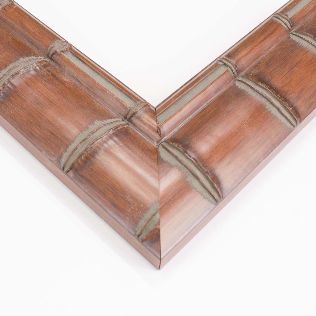 40x28 Bronze Brown Real Wood Picture Frame Width 1.25 inches | Interior Frame Depth 0.75 inches |
