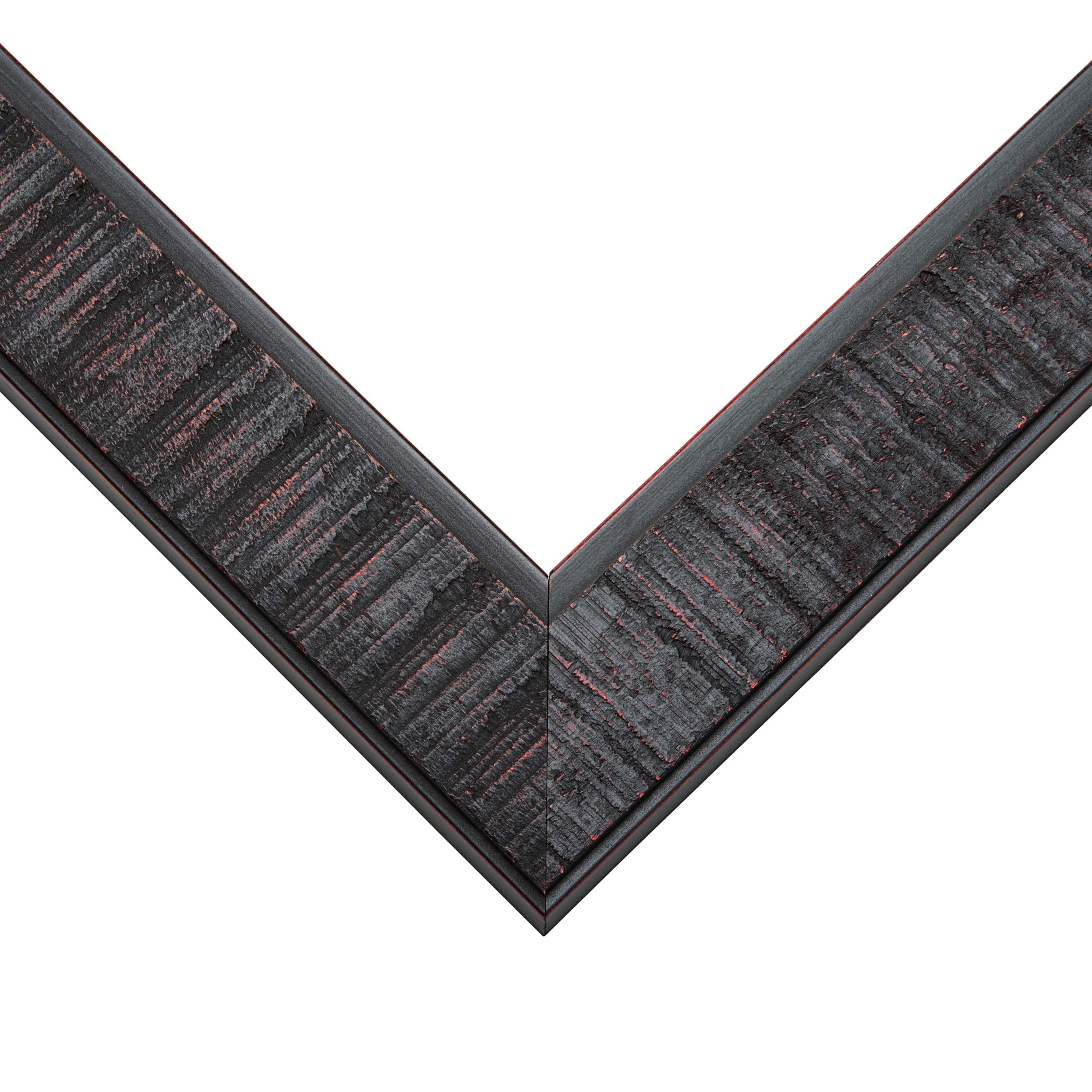 40x28 Bronze Brown Real Wood Picture Frame Width 1.25 inches | Interior Frame Depth 0.75 inches |