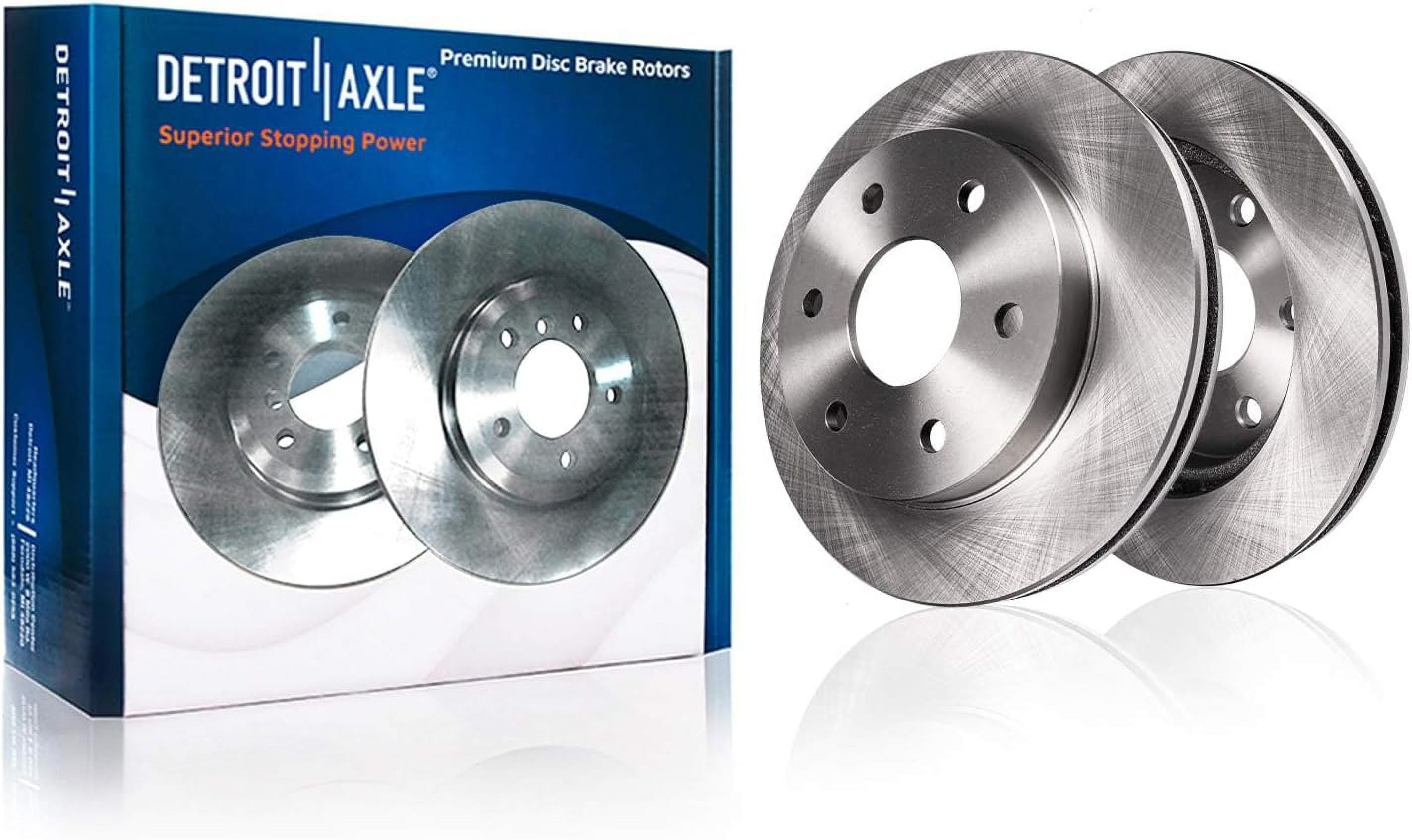 Detroit Axle - Front Brake Kit for 2003-2006 Lincoln Navigator Ford Expedition, Disc Brake Rotors Ceramic Brakes Pads with Hardware 2004 2005 Replacement : 12.99 inch Rotor